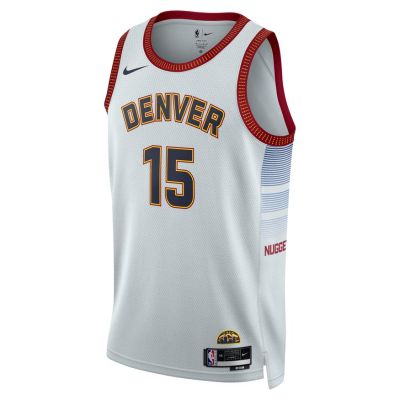 Nike Dri-FIT NBA Nikola Jokic Denver Nuggets City Edition 2022 Swingman Jersey - White - Jersey