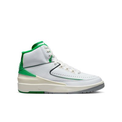 Air Jordan 2 Retro "Lucky Green" (GS) - White - Sneakers