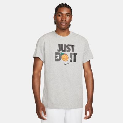 Nike "Just Do It" Basketball Tee Grey - Grey - Short Sleeve T-Shirt
