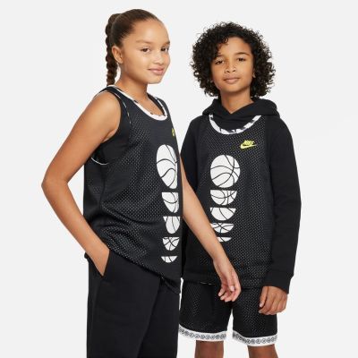 Nike Culture of Big Kids Reversible Basketball Jersey Black - Black - Jersey