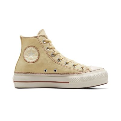 Converse Chuck Taylor All Star Lift Platform Contrast Stitching - Brown - Sneakers