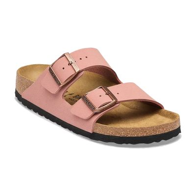 Birkenstock Arizona Birkibuc Narrow Fit Pink Clay - Pink - Sandals Birkenstock Arizona Birkibuc Narrow Fit Pink Clay - Pink - Sandals