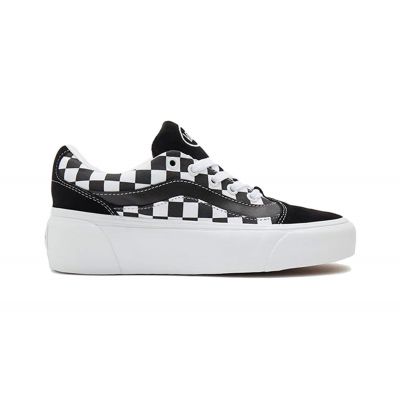 Vans Shape Ni Checkerboard - Black - Sneakers