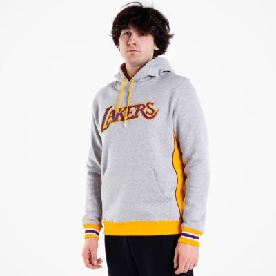 Mitchell & Ness Premium Fleece Los Angeles Lakers - Grey - Hoodie