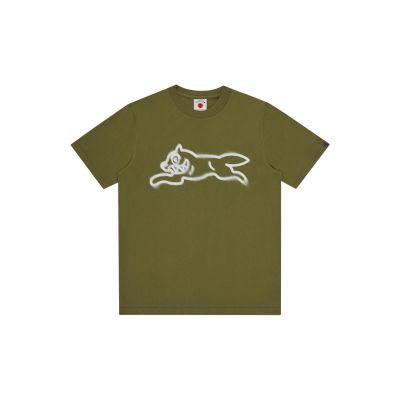 ICECREAM Spray Paint Running Dog Tee Green - Green - Short Sleeve T-Shirt ICECREAM Spray Paint Running Dog Tee Green - Green - Short Sleeve T-Shirt