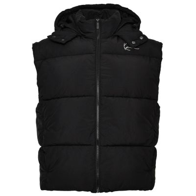Karl Kani Small Signature Puffer Vest Black - Black - Vest