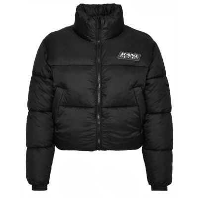 Karl Kani Sport Patch Wmns Crop Puffer Jacket - Black - Jacket