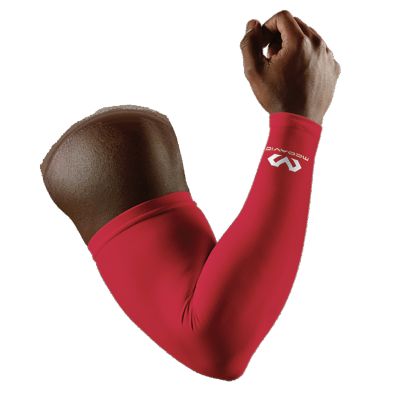 McDavid Compression Arm Sleeve Red - Red - Sleeve