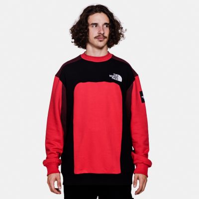 The North Face M BB Cut & Sew Crewneck TNF Red - Red - Hoodie