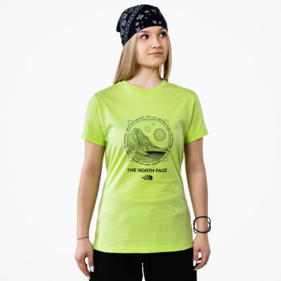 The North Face Galahm Graphic Tee Sharp Green - Green - Short Sleeve T-Shirt