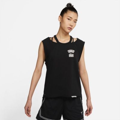 Nike Standard Issue "Queen Of Courts" Wmns Basketball Top - Black - Short Sleeve T-Shirt