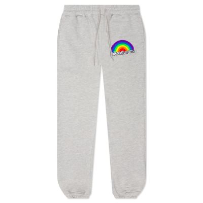 Pleasures Good Time Sweatpants Heather Grey - Grey - Pants Pleasures Good Time Sweatpants Heather Grey - Grey - Pants