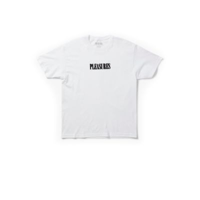 Pleasures Blurry Tee White - White - Short Sleeve T-Shirt