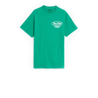 Pleasures Faith Tee Kelly Green - Green - Short Sleeve T-Shirt