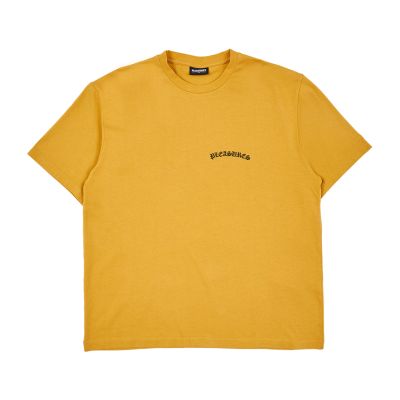 Pleasures Neural Heavyweight Tee Squash - Yellow - Short Sleeve T-Shirt