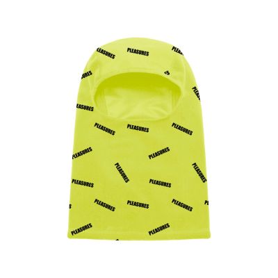 Pleasures Mini Stamp Balaclava Lime - Yellow - A hood Pleasures Mini Stamp Balaclava Lime - Yellow - A hood