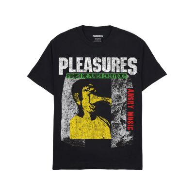 Pleasures Punish Tee Black - Black - Short Sleeve T-Shirt