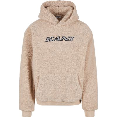 Karl Kani Silver Teddy Hoodie Beige - Brown - Hoodie