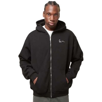 Karl Kani Chest Signature Essential Zip Hoodie Black - Black - Hoodie Karl Kani Chest Signature Essential Zip Hoodie Black - Black - Hoodie
