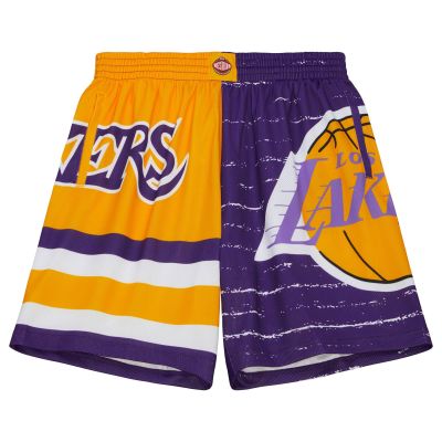 Mitchell & Ness NBA LA Lakers Jumbotron 3.0 Shorts - Yellow - Shorts