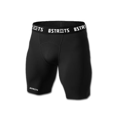 The Streets Compression Shorts Black - Black - Shorts The Streets Compression Shorts Black - Black - Shorts
