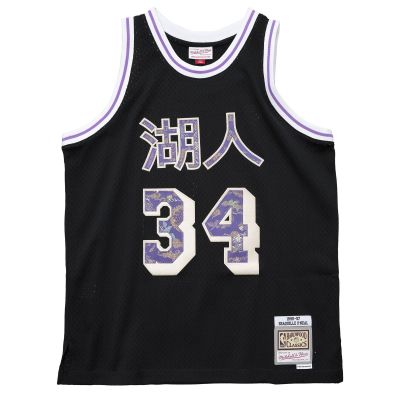 Mitchell & Ness Lunar New Year Swingman Jersey Shaquille O'Neal Los Angeles Lakers Black - Black - Jersey Mitchell & Ness Lunar New Year Swingman Jersey Shaquille O'Neal Los Angeles Lakers Black - Black - Jersey