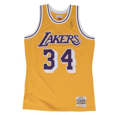 Mitchell & Ness LA Lakers Shaquille O´neil NBA Swingman Jersey - Yellow - Jersey