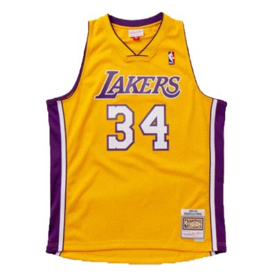 Mitchell & Ness Los Angeles Lakers Shaquille O'neal Swingman Jersey - Yellow - Jersey