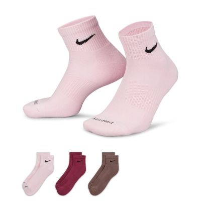 Nike Everyday Plus Cushioned Training Ankle Socks 3-Pack - Multi-color - Socks