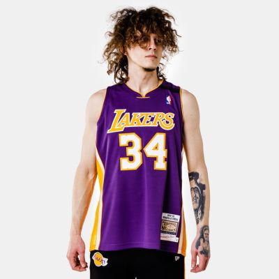 Mitchell & Ness Authentic Jersey Los Angeles Lakers Shaquille O'Neill Purple - Purple - Jersey Mitchell & Ness Authentic Jersey Los Angeles Lakers Shaquille O'Neill Purple - Purple - Jersey
