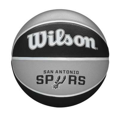 Wilson NBA Team Tribute Basketball San Antonio Spurs Size 7 - Grey - Ball