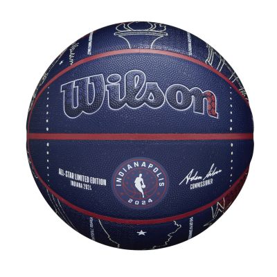 Wilson 2024 NBA All Star Collector Basketball Size 7 - Blue - Ball Wilson 2024 NBA All Star Collector Basketball Size 7 - Blue - Ball