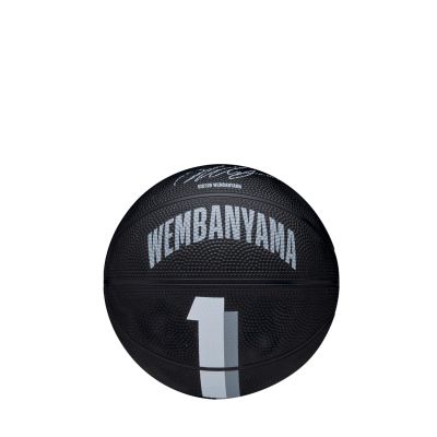 Wilson NBA Player Icon Mini Basketball Victor Wembanyama Size 3 - Black - Ball Wilson NBA Player Icon Mini Basketball Victor Wembanyama Size 3 - Black - Ball