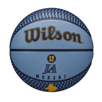 Wilson NBA Player Icon Outdoor Ja Morant Size 7 - Blue - Ball
