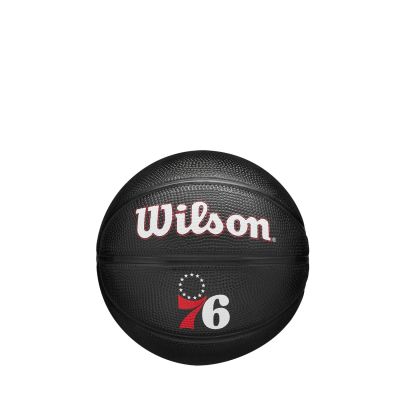 Wilson NBA Team Tribute Mini Philadelphia 76ers - Black - Ball Wilson NBA Team Tribute Mini Philadelphia 76ers - Black - Ball