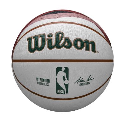 Wilson 2023 NBA Team City Collector Boston Celtics Size 7 - White - Ball