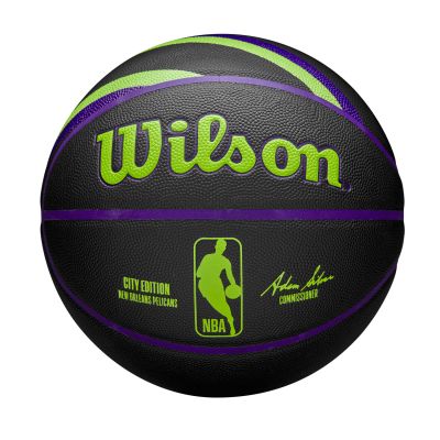 Wilson 2023 NBA Team City Collection New Orleans Pelicans Size 7 - Black - Ball