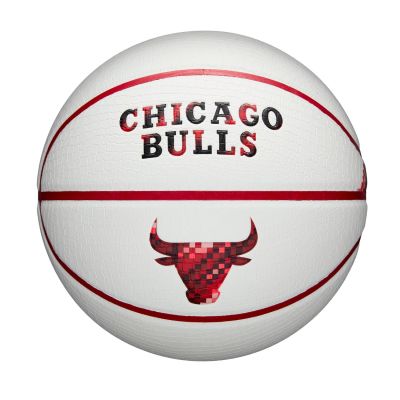 Wilson NBA Team Pixel Basketball CHicago Bulls 7 - White - Ball Wilson NBA Team Pixel Basketball CHicago Bulls 7 - White - Ball