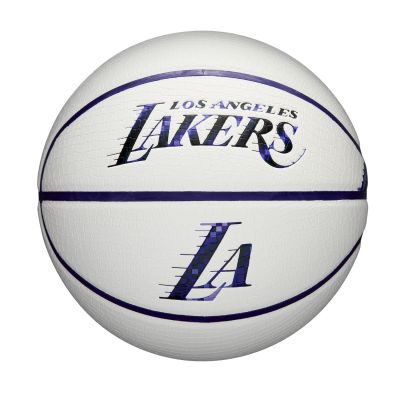 Wilson NBA Team Pixel Basketball LA Lakers 7 - White - Ball Wilson NBA Team Pixel Basketball LA Lakers 7 - White - Ball