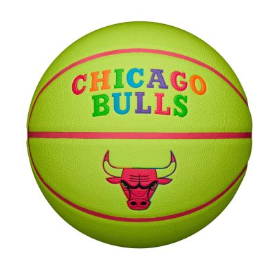 Wilson NBA Team Neon Basketball Chicago Bulls 7 - Yellow - Ball Wilson NBA Team Neon Basketball Chicago Bulls 7 - Yellow - Ball